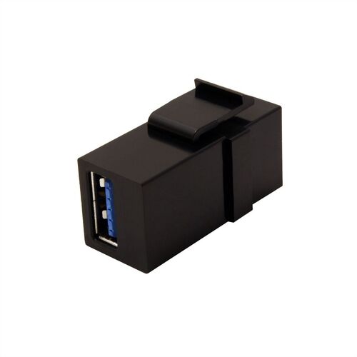EMPALMADOR KEYSTONE USB 3.2 H/H NEGRO VALUE