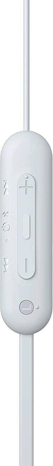 Sony WI-C100 Auriculares Inalmbricos -Batera, Micrfono, Conectividad Bluetooth Fiable, Blanco
