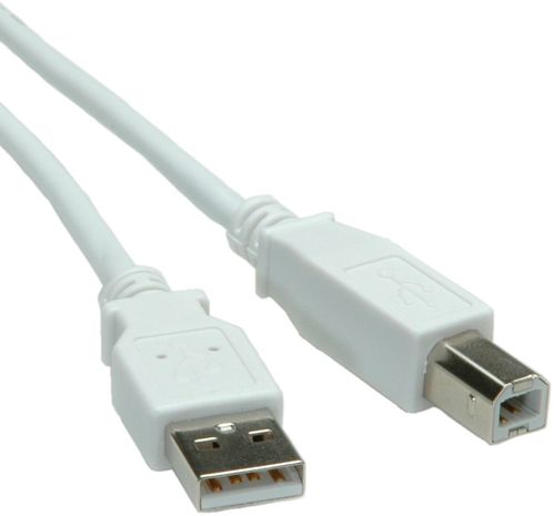 CABLE USB 2.0 4,5 M. A M/B M BLANCO VALUE