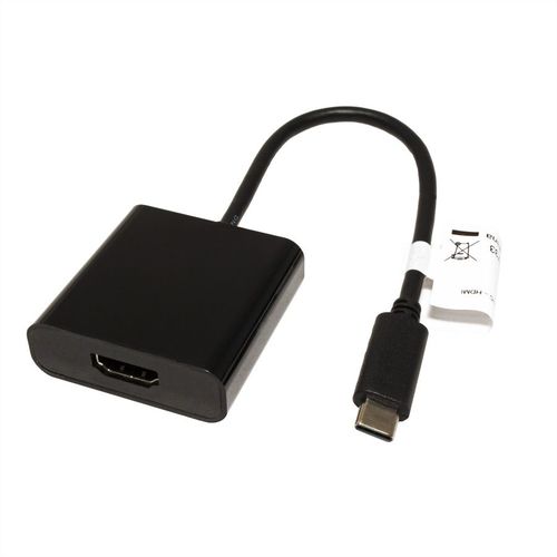 CONVERTIDOR USB3.1 C - HDMI, M/H, 4K2K@60Hz NEGRO VALUE