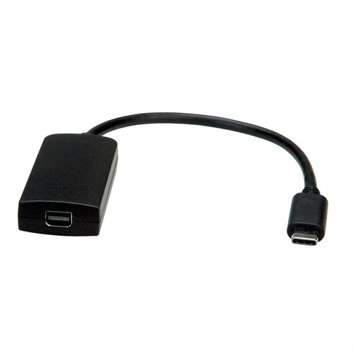 CONVERTIDOR USB3.1 C - MiniDP, M/H, 4K2K@60Hz NEGRO VALUE