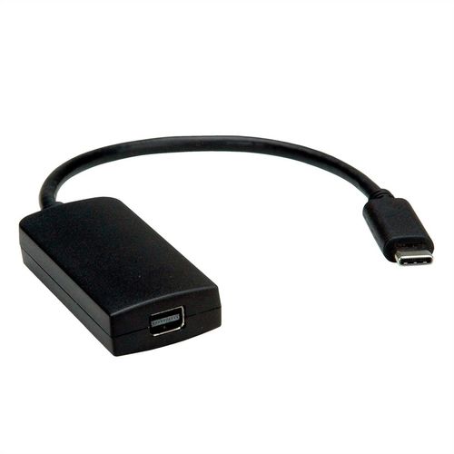 CONVERTIDOR USB3.1 C - MiniDP, M/H, 4K2K@60Hz NEGRO VALUE