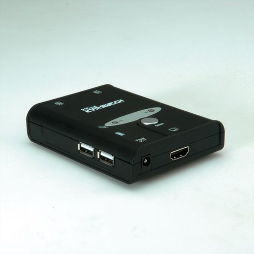 KVM CONMUTADOR AUTOMATICO  HDMI/USB, AUDIO, 2 PCS VALUE (CABLES INCLUIDOS)