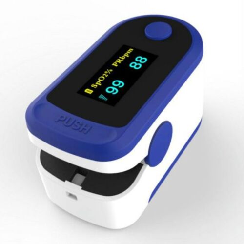 Oxmetro dedo, Pulsioximetro de dedo profesional porttil con pantalla LCD para mediciones de pulso (PR) y saturacin de oxgeno (SpO2)