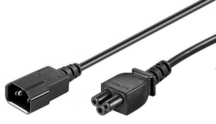 PROXTEND CABLE DE ALIMENTACION EXTERNA C14-C5 NEGRO 1 METROS