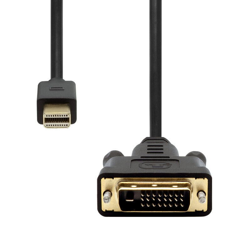 PROXTEND CABLE MINI DISPLAYPORT- DVI-D 24+1 NEGRO 2 METROS