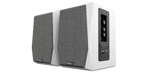 Wiibo Neo 50 Altavoces Estantera Bluetooth Activos 50W. Pareja Blanco