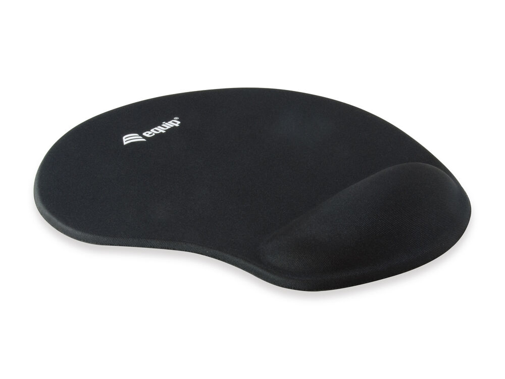 EQUIP ALFOMBRILLA DE GEL REPOSAMUÑCAS PARA RATON NEGRA