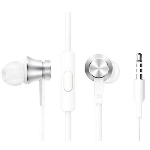 Auriculares Intrauditivos Xiaomi Mi In Ear Basic/ con Micrfono/ Jack 3.5/ blanco-plata