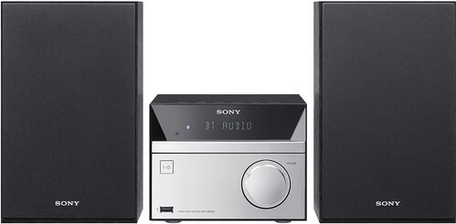 Sony - Sistema de Audio (12 W, CD, FM, Radio, USB, Bluetooth), Negro