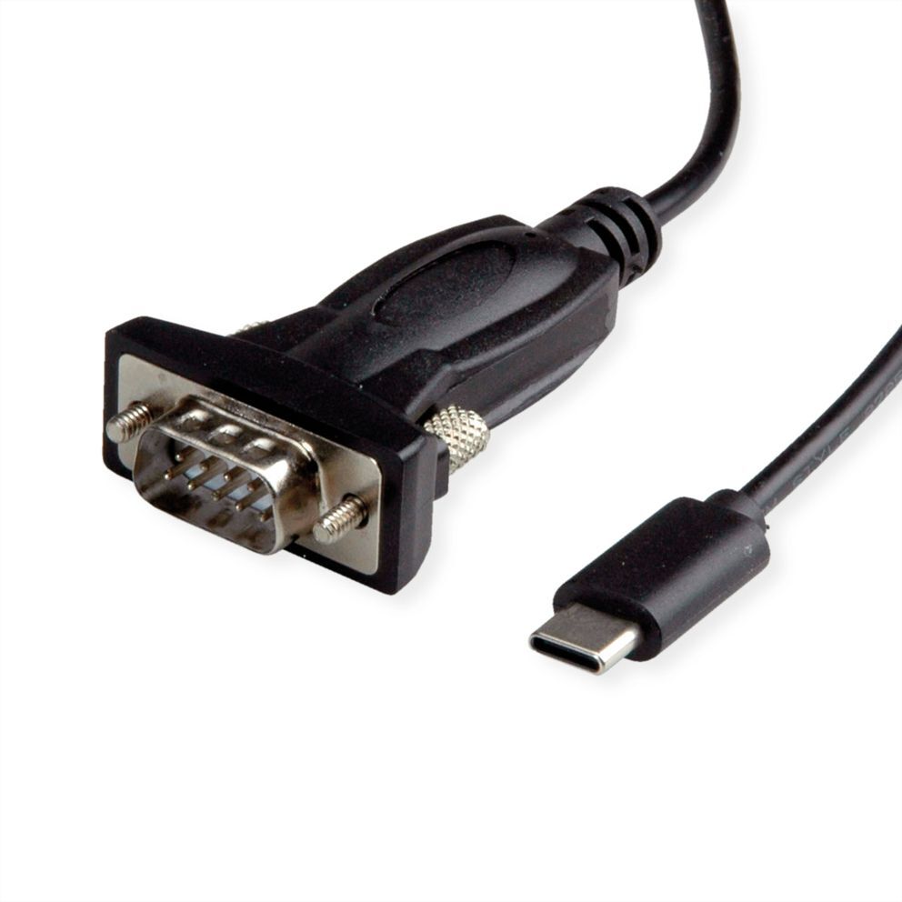 Convertidor Cable USB C to Serial, DB9/25 Adapter, 1.8m