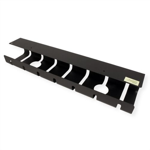 Organizador de cubiertas de cables , montaje debajo del escritorio (2 piezas), negro ROLINE