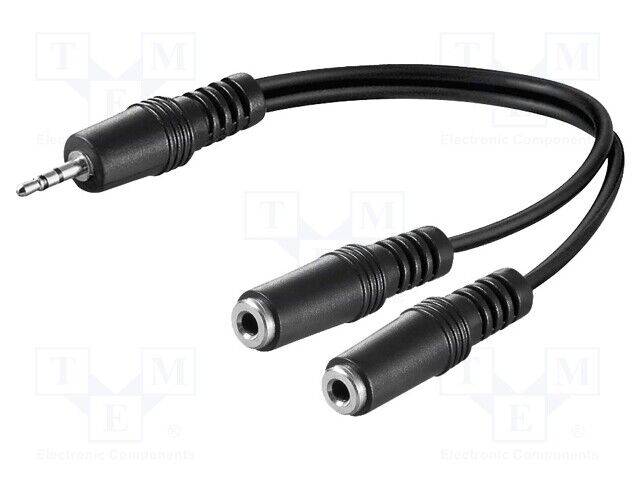 ADAPTADOR JACK A MANDO PS4 (2x3,5mm HEMBRA a jack 3,5mm MACHO)