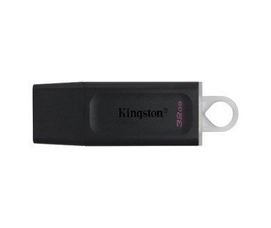 PENDRIVE MEMORIA USB 3.2 GEN1 KINGSTON DATATRAVELER EXODIA 32GB (CON TAPA Y ENGANCHE PARA LLAVERO) COLOR NEGRO-gallery-thumb-0