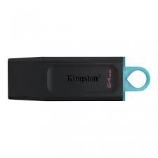 PENDRIVE MEMORIA USB 3.2 GEN1 KINGSTON DATATRAVELER EXODIA 64GB (CON TAPA Y ENGANCHE PARA LLAVERO) COLOR NEGRO-gallery-0