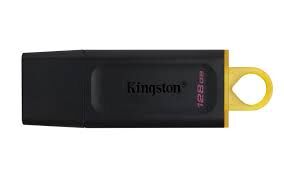 PENDRIVE MEMORIA USB 3.2 GEN1 KINGSTON DATATRAVELER EXODIA 128GB (CON TAPA Y ENGANCHE PARA LLAVERO) COLOR NEGRO-gallery-thumb-0
