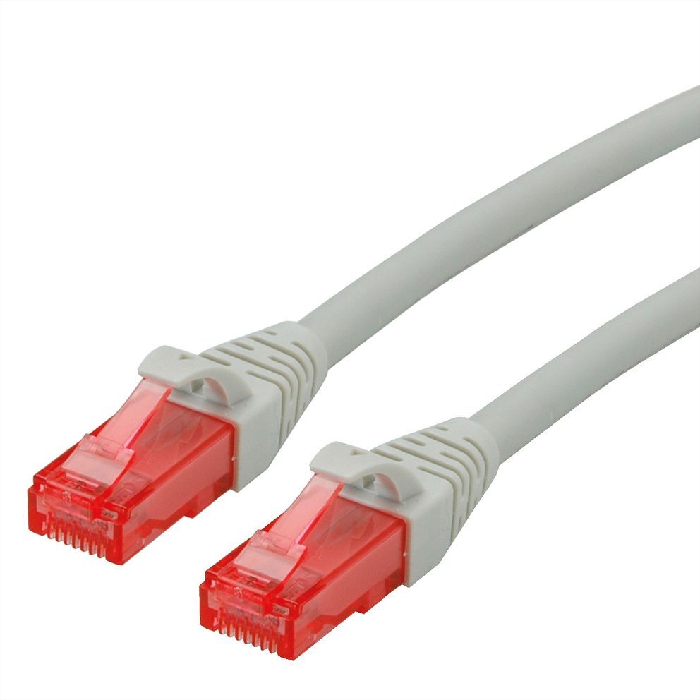 LATIGUILLO RJ45 20 M CAT.6 UTP, LSOH, COMPONENT LEVEL, GRIS ROLINE