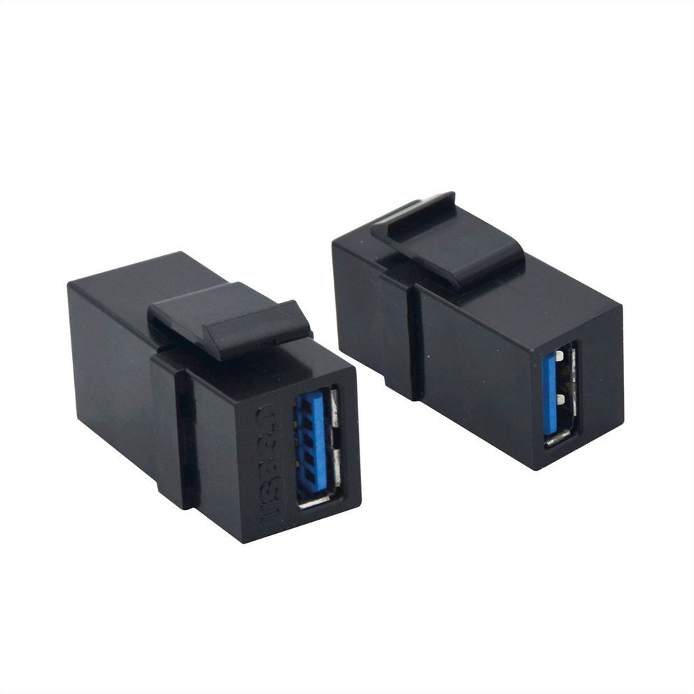 EMPALMADOR KEYSTONE USB 3.2 H/H NEGRO VALUE