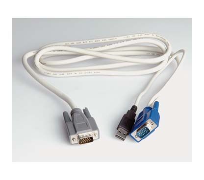 Cable KVM - PC, USB , 3 m, para 14.01.3224 y 14.01.3225 ROLINE