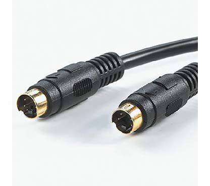 CABLE S-VIDEO 10 M. MD4M/MD4M NEGRO VALUE