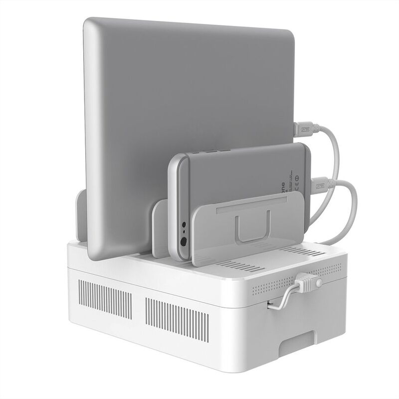 Cargador  USB 7 puertos (5x tipo A, 1x QC3.0, 1x tipo C), con caja de almacenamiento VALUE-gallery-4