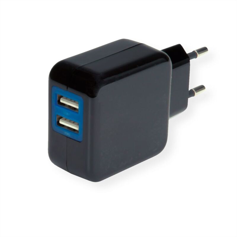 Cargador de pared USB , 2 puertos, 10W, STANDARD