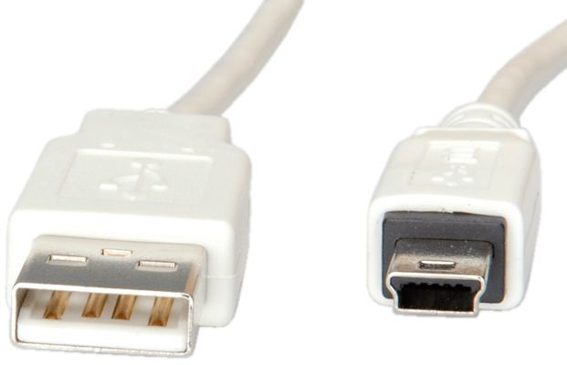 CABLE USB 2.0 0.8 M. A M/ MINI USB (5 PIN) STANDARD 