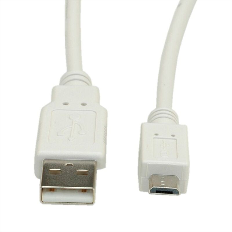 CABLE USB 2.0 0,8 M. A M- MICRO USB B M BEIGE STANDARD