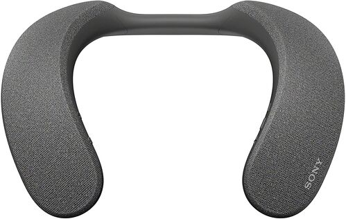 Sony Altavoz Estilo Neckband con Bluetooth y Sonido Dolby Atmos Envolvente, Transmisor Incluido, Negro