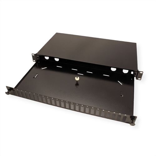 Caja de empalme de 19" vaca 1U, ampliable, 24x SC-DX cudruple VALUE