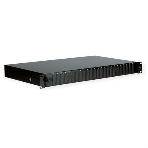 Caja de empalme de 19" vaca 1U, ampliable, 24x SC-DX cudruple VALUE