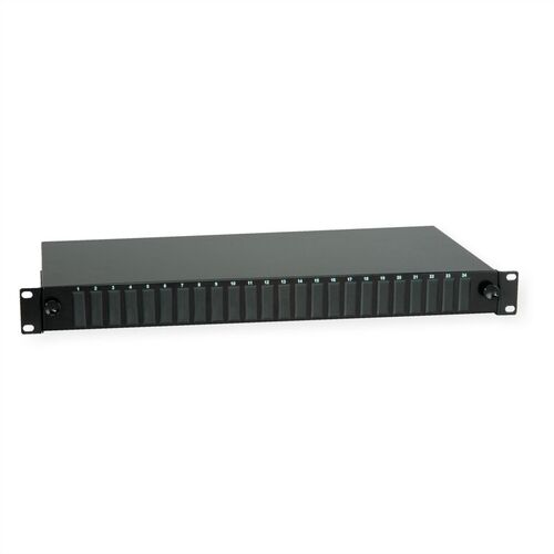 Caja de empalme de 19" vaca 1U, ampliable, 24x SC-DX cudruple VALUE