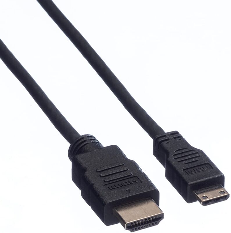 CABLE HDMI 0,80 M HIGH SPEED CON  ETHERNET, A M - C M, NEGRO VALUE