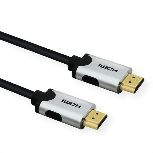 Cable HDMI  3 m. 10K (10240 x 4320)  a 30Hz de ultra alta velocidad, M/M, negro, VALUE