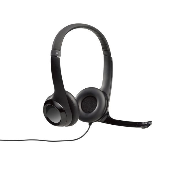 Auriculares Logitech H540/ con Micrófono/ USB/ Negros