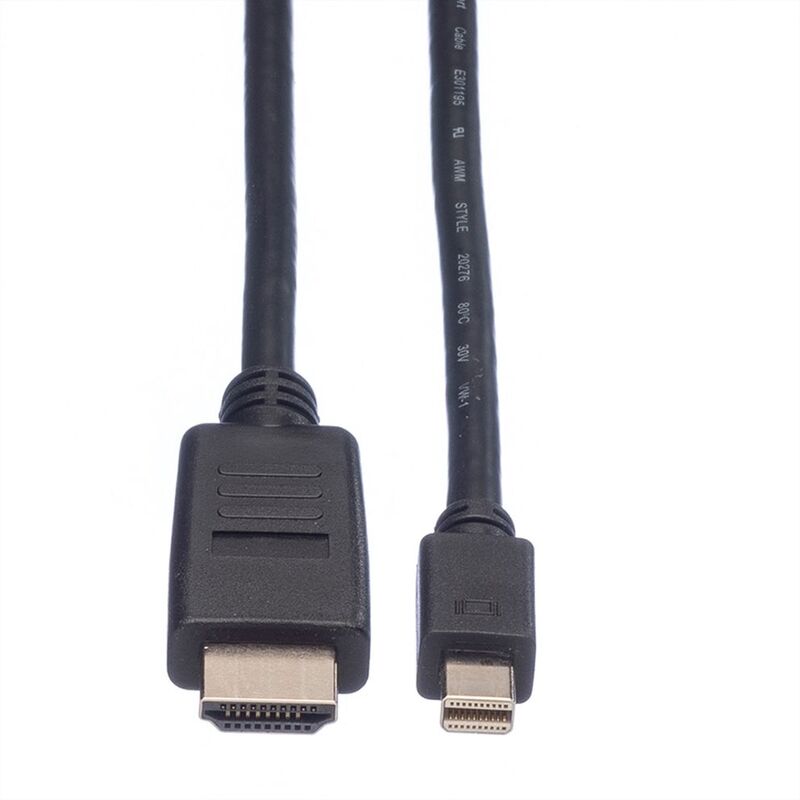 CABLE MINI  DISPLAYPORT 1 DP  MINIDP-HDTV (HDMI), M/M, 1M VALUE