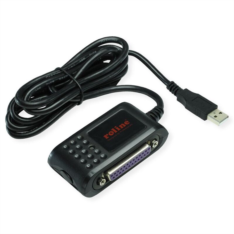 ROLINE Cable Conversor USB a RS-232+DB25