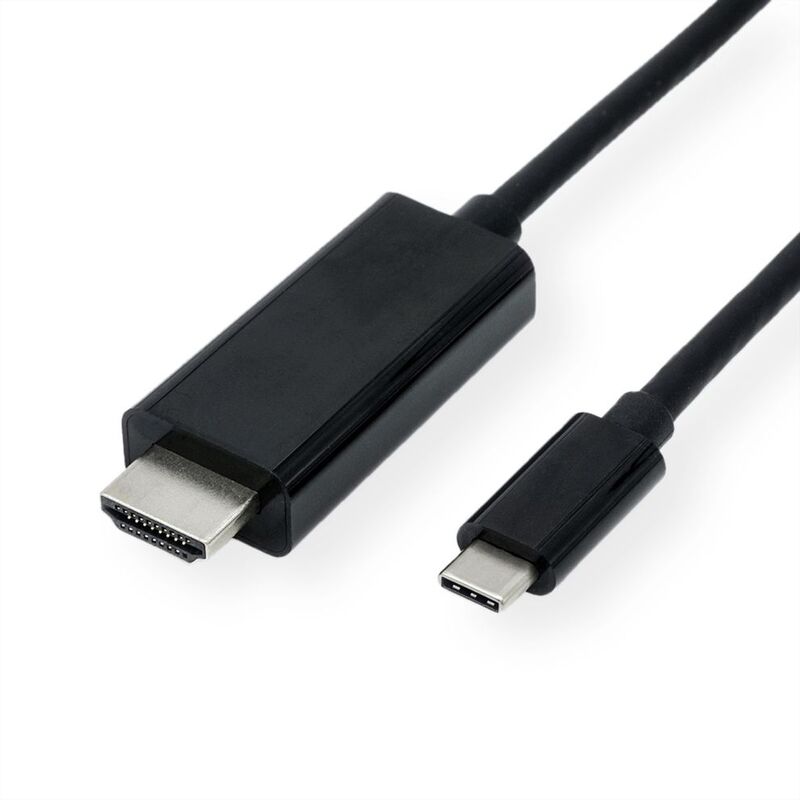 Cable USB Tipo C - HDMI, 4K30, M/M, 3840x2160 @30Hz 1m STANDARD