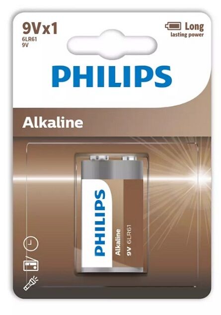 Philips Pila Alcalina 9V 1-blister Philips