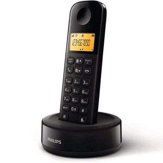 Teléfono Inalámbrico  D1601B/34/ Negro Philips