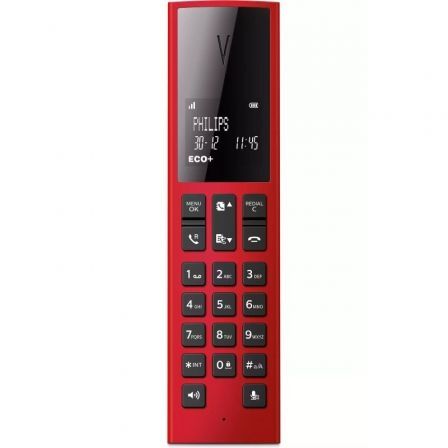 Teléfono Inalámbrico LINEA V M3501R/23 V2/ Rojo Philips