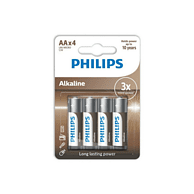 Philips  Pilas Alcalinas LR6 / AA Blister 4 unidades