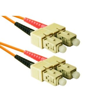 CABLE FIBRA OPTICA 10 M. 62.5- 125 Micras, SC-SC