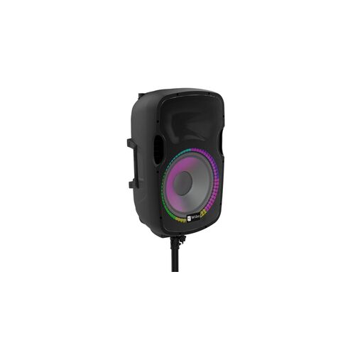 Wiibo Festa 15BT Altavoz Activo Profesional 15" 600W Pico Bluetooth + Soporte + Cable + Micrfono