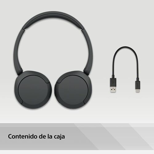 Sony Auriculares Inalmbricos Bluetooth, hasta 50 Horas de Autonoma con Carga Rpida, Negro