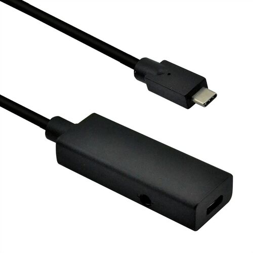 ROLINE USB3.2 Gen2 type C, Extention Cable, M/F, 5m / Data Only