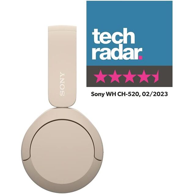 SONY AURICULARES INALAMBRICOS BLUETOOTH MICROFONO CREMA 