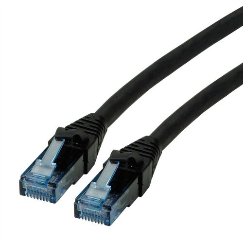 Cable RJ45 UTP Cat.6A, nivel de componente, LSOH, negro, 10 m