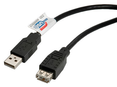 CABLE USB 2.0 1,8 M. A M/A H ROLINE
