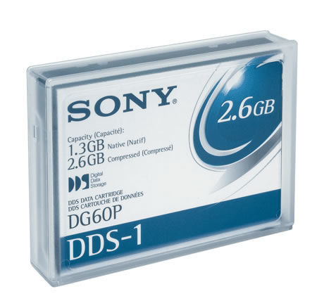 SONY CART. 4MM DDS-1 1,3 GB, 60M